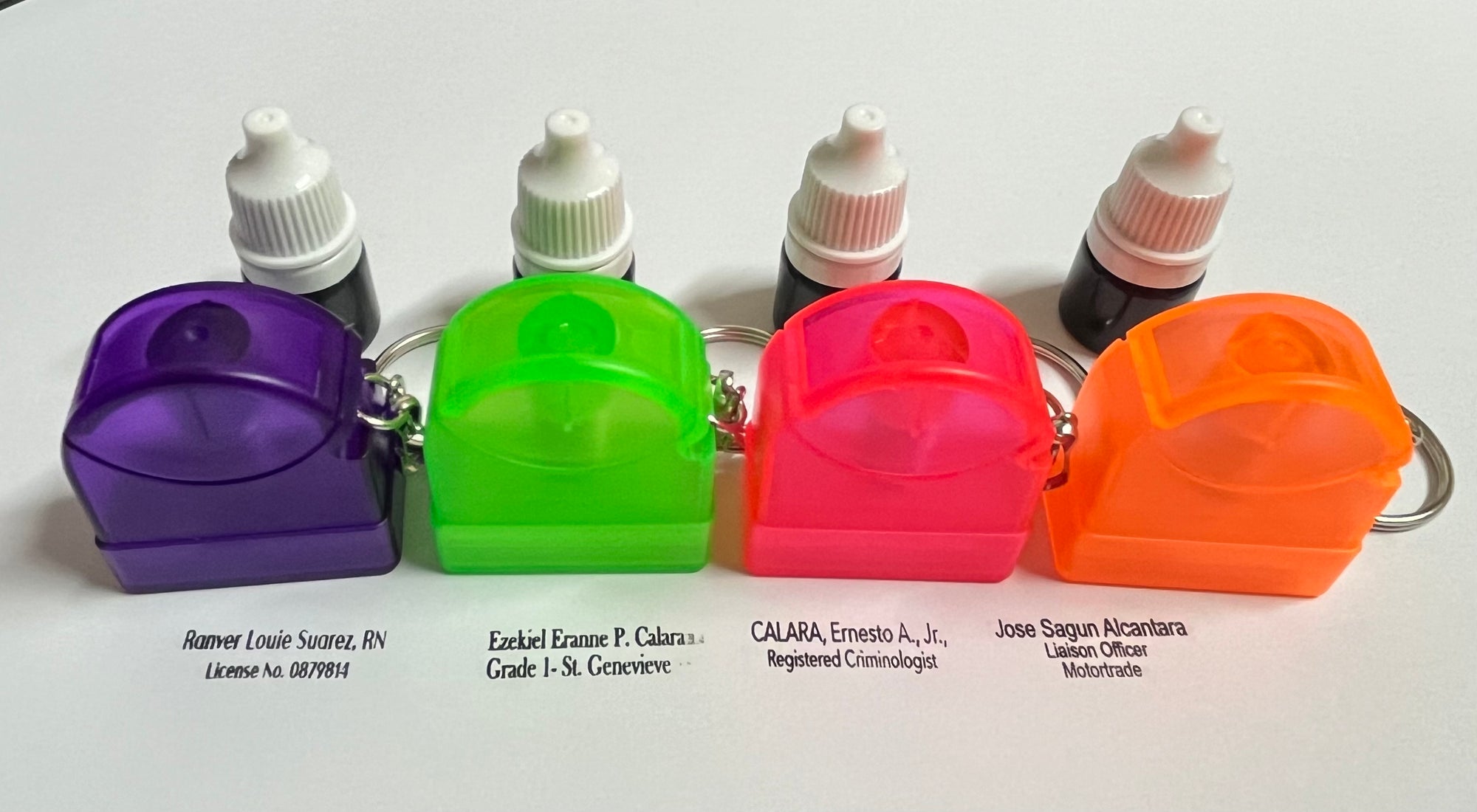 [PROMO FREE INK] KT1028 Neon Mini Stamps