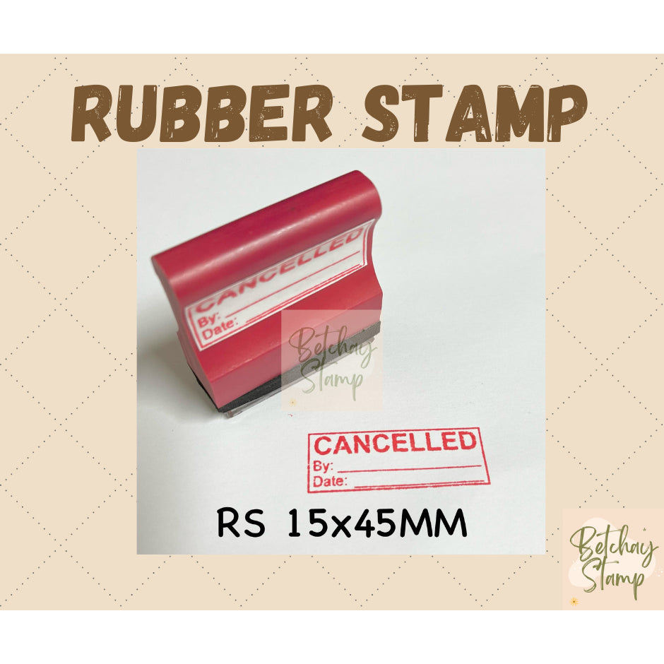 STATUS Rubber Stamp