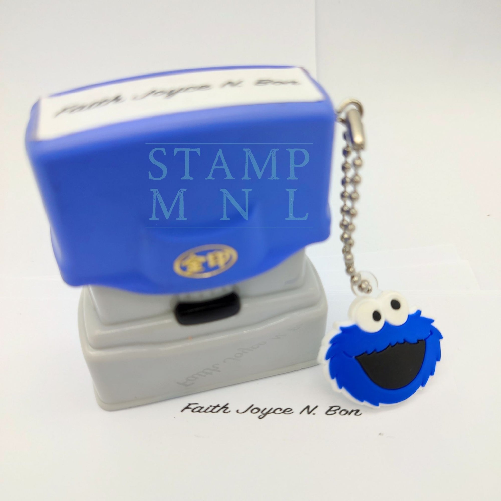 MH4313: Large  Stamp for Name Signature and Mini Logo