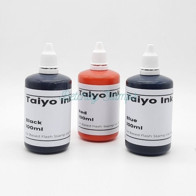 Taiyo Flash Stamp Ink 50ml and 100ml