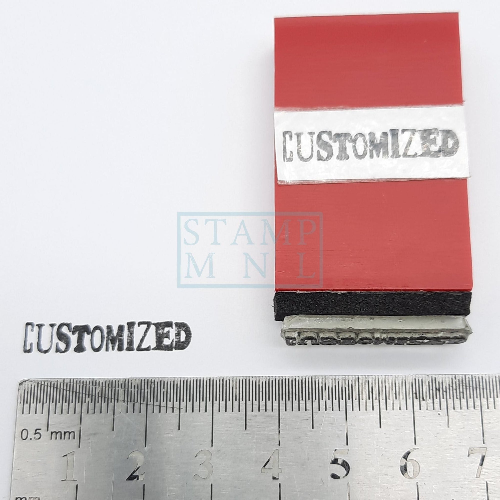 RUBBER STAMP LAYOUT AND LOGO